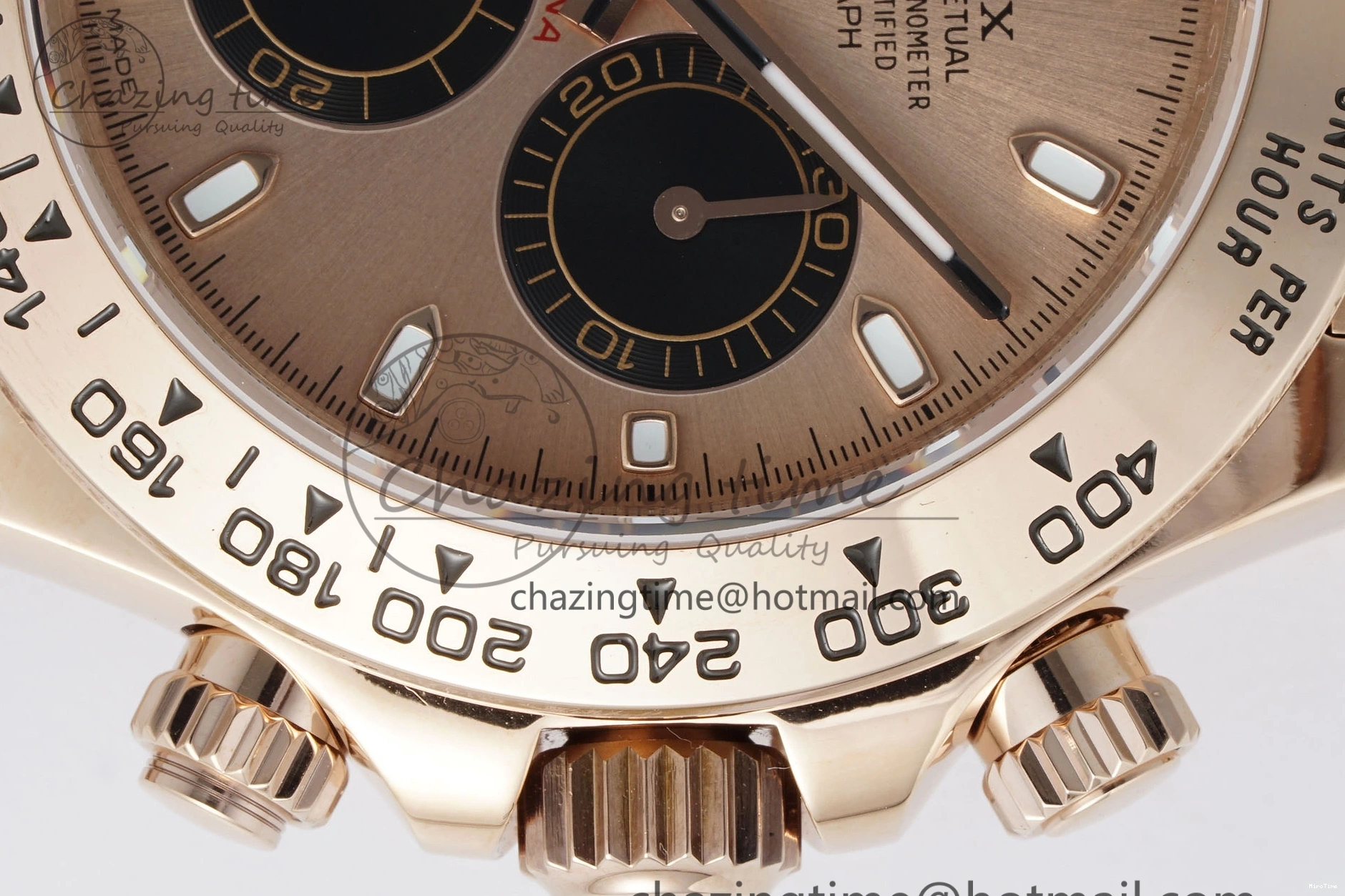 MiroTime 0309 Sporty Daytona 116505 QF 1:1 Best Edition RG Dial on RG Bracelet SA4130 V 1755